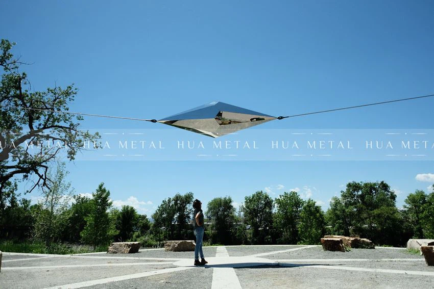 high polished steel diamond sculpture for artist