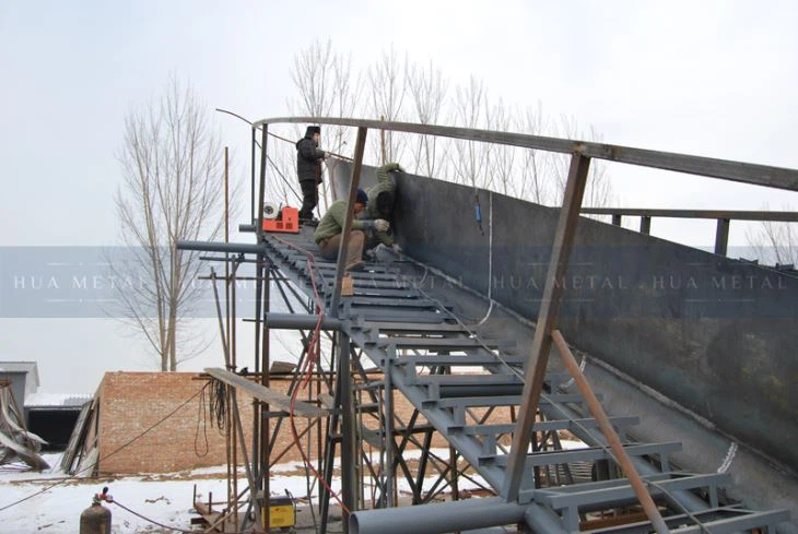 Customized-curved-Corten-steel-facade-china-manufacturer